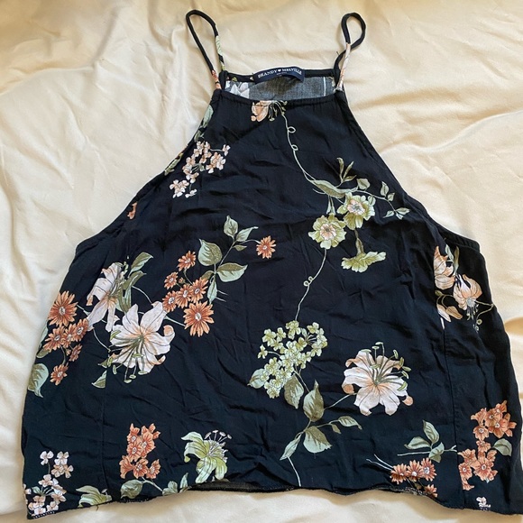Brandy Melville Floral Tank - Picture 1 of 4